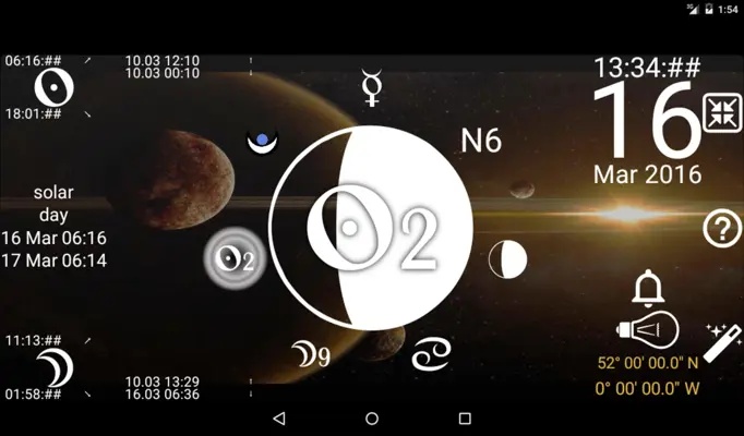 Lunar Calendar Lite android App screenshot 0