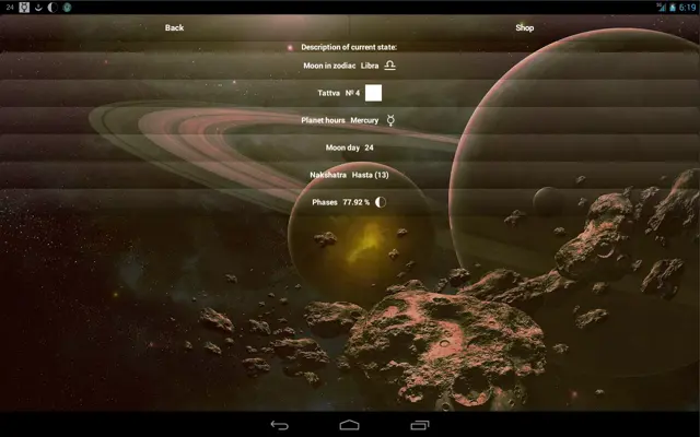 Lunar Calendar Lite android App screenshot 2