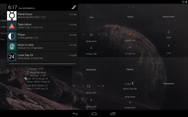 Lunar Calendar Lite android App screenshot 3