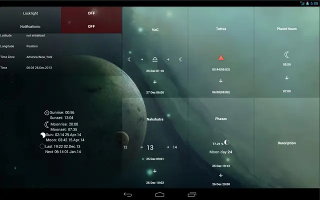 Lunar Calendar Lite android App screenshot 6